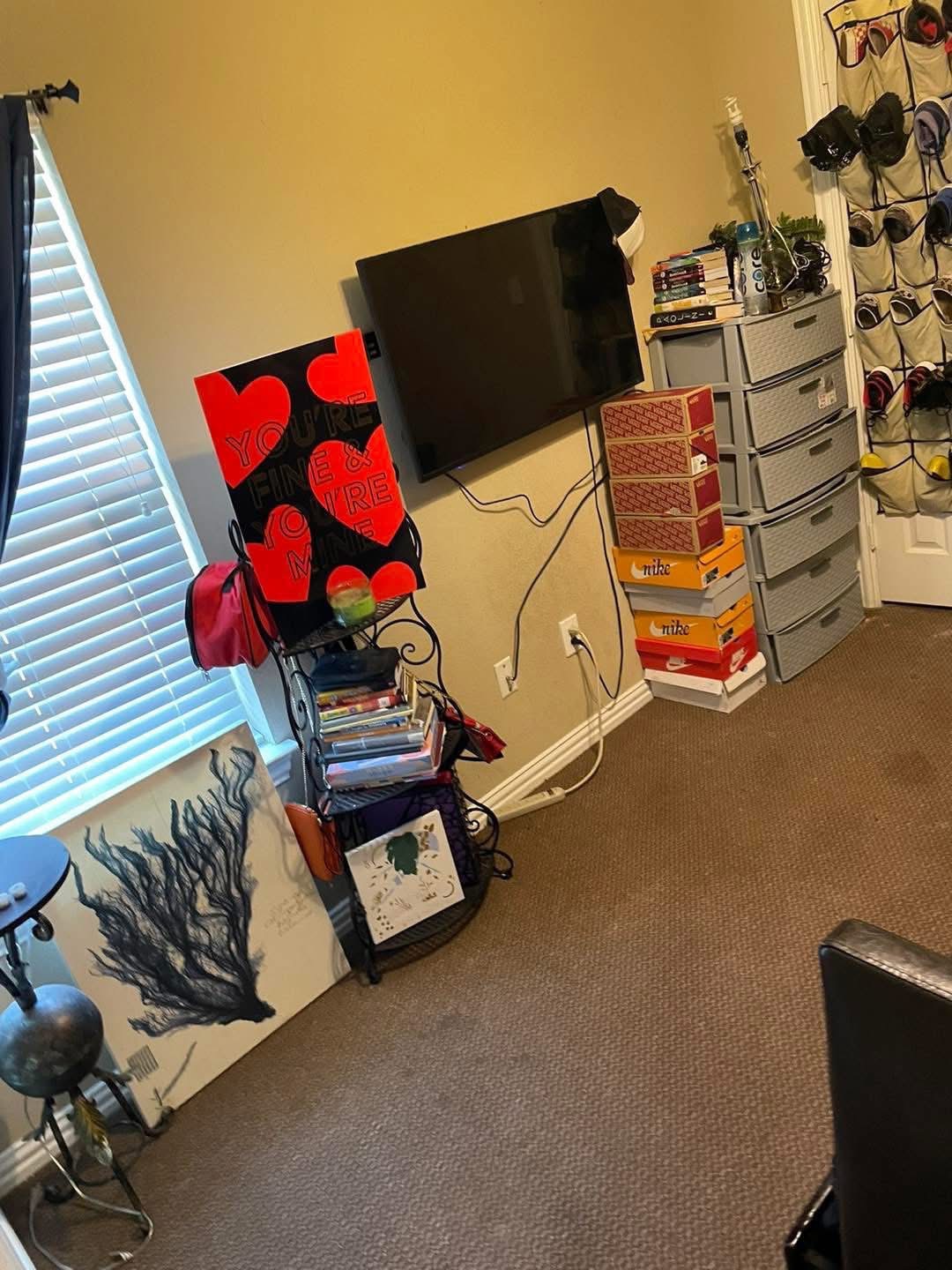 Bedroom reset — after cleaning